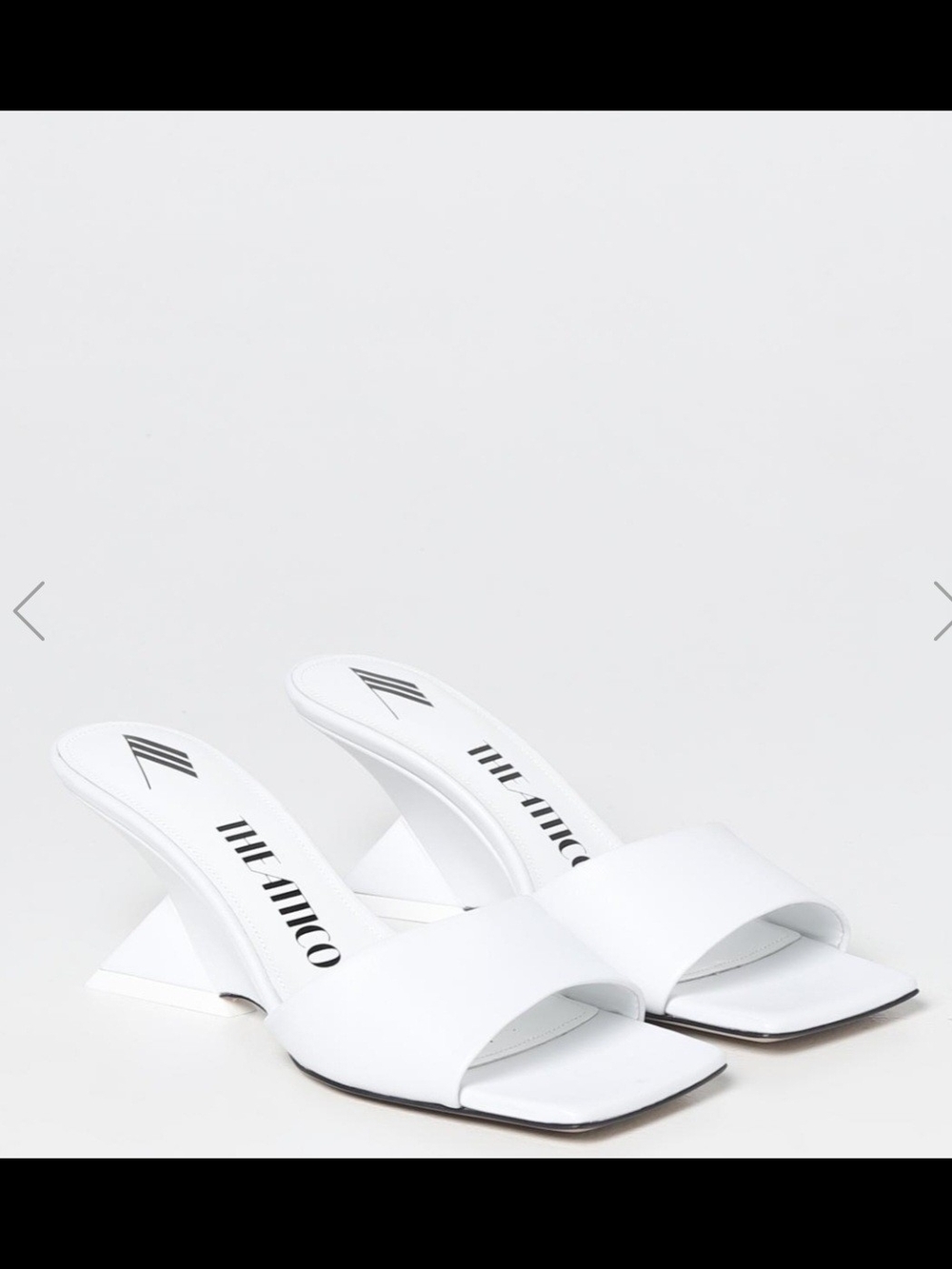 The Attico White Slide Mules - Picture 9 of 17